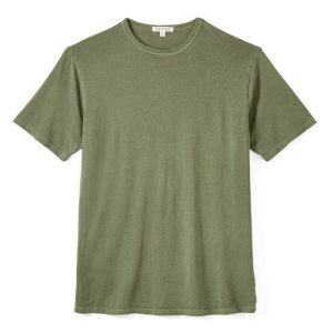 Eco Cotton Crew Tee in Green